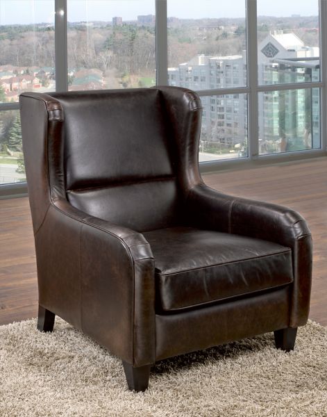 797 - Leather Chair, Luxury Leather Chair, Quality Leather Chair, Modern Leather Chair, Leather Living Room Chair by LeatherCraft Furniture